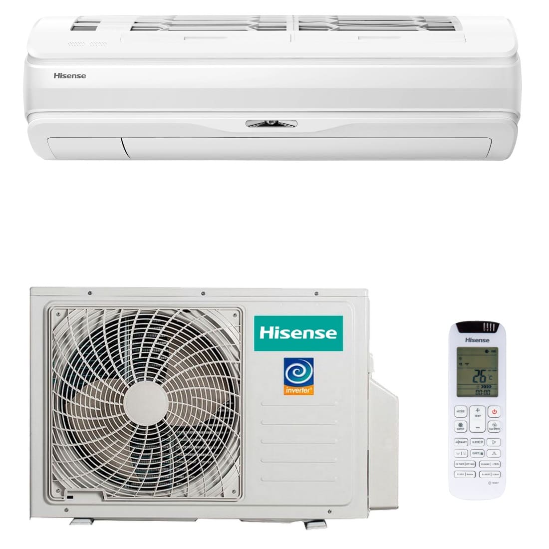 Инверторный кондиционер 2021 года Hisense серия Silentium Pro фотография