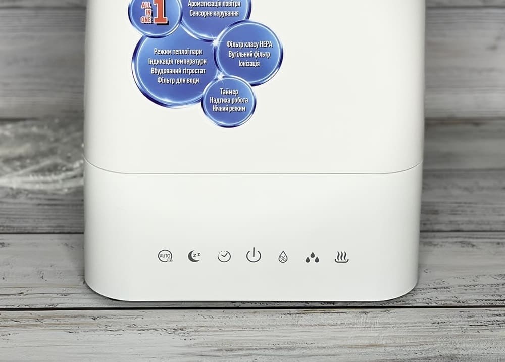 Увлажнитель воздуха Neoclima SP-75WB фотография панели управления